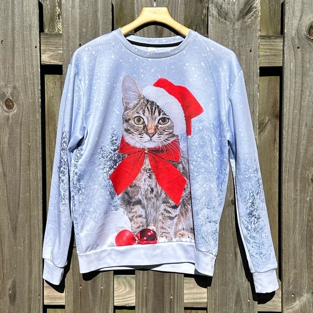 Christmas Santa Cat Sweatshirt🐈🎅🏼